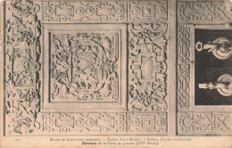 Delcampe - [-20%] FRANCE - Rouen - Eglise St Maclou - Façade Orientale - Revers De La Porte De Gauche - Carte Postale Ancienne - Rouen