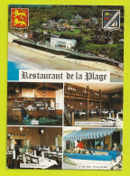 Delcampe - 14 VILLERVILLE N°943 Bar Brasserie Restaurant LA PLAGE En 5 Vues Ancien CASINO Bateau Fruits De Mer Balance Ancienne - Villerville