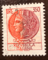 Delcampe - 1977 Nr 1397 Italia Turrita Siracusana 350 Lire  - Vedi Foto - 1971-80: Afgestempeld