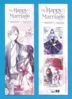 Delcampe - Marque Page.   BD.   Manga.  Kurokawa.   My Happy Marriage.   Bookmark. - Lesezeichen