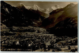 Delcampe - 3812 Wilderswil Foto AK Eiger Mönch Jungfrau Foto Gabler - 39694627 - Wilderswil