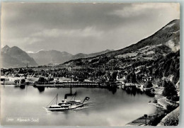 Delcampe - 6053 Alpnachstad Foto AK Dampfschiff - 38186210 - Alpnach