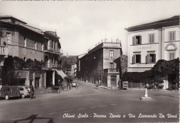 Delcampe - #CHIUSI SCALO: PIAZZA DANTE E VIA L. DA VINCI - Siena