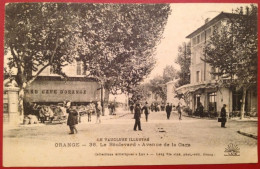 Delcampe - 84 ORANGE Le Boulevard Avenue De La Gare - Orange