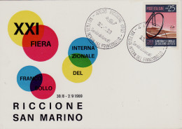 Delcampe - #RICCIONE - S. MARINO: XXI FIERA INTERNAZ. DEL FRANCOBOLLO- 1969 - San Marino