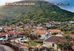 Delcampe - 1 AK Saba Island * Blick Auf Den Ort Windwardside Auf Der Insel Saba, Die Insel Ist Teil Der Niederländischen Antillen * - Saba