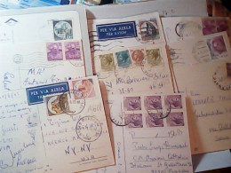 Delcampe - 70 CARDS VRIE  REPUBBLICA VIAGGIATE DA ITALIA  PER ESTERO VEDI FOTO     KP1663 - Luchtpost
