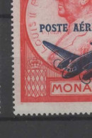Delcampe - MONACO -- MONTE CARLO --2 Timbres 50 F. Et 100 F. Prince Louis II Neufs ** Variété  Absente Signture à Gauche Du 100 F. - Luftfahrt