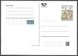 Delcampe - Tschechische Ceska Czech Republic 2003 Stationary Post Card Postcard Krumlov Krummau Unesco MNH ** Postfrisch - Non Classés