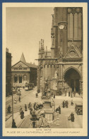 Delcampe - Metz Place De La Catherale Und Monument Fabert, Beschrieben 1940 (AK5016) - Lothringen