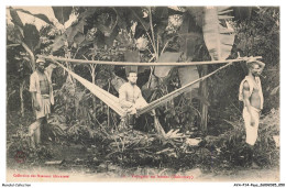 Delcampe - AYAP14-1050-DAHOMEY - Voyageur En Hamac - Dahomey
