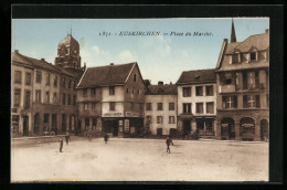 Delcampe - AK Euskirchen, Place Du Marché - Euskirchen