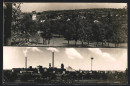 Delcampe - Foto-AK Buggingen, Kaliwerk, Teilansicht Mit Kirche - Bergbau