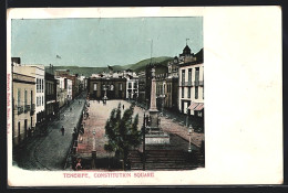 Delcampe - Postal Tenerife, Constitution Square - Tenerife
