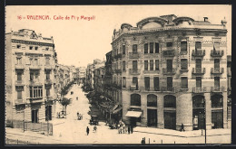 Delcampe - Postal Valencia, Calle De Pi Y Margall - Valencia