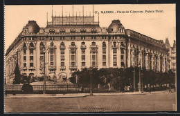 Delcampe - Postal Madrid, Plaza De Cánovas: Palace Hotel - Madrid