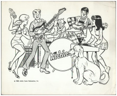 Delcampe - C2689/ The Archies US-Trickfilm Musikgruppe 25 X 20,5 Cm 1989 - Other & Unclassified