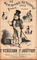 Delcampe - Le Normand Retrouvé Dans Paris. Scène Comique, Partition Ancienne, Couverture Illustrée, Gravure De Mailly. - Scores & Partitions