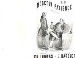 Delcampe - Le Médecin Patience. Consultation, Partition Ancienne, Petit  Format, Couverture Illustrée De Darjoy. - Scores & Partitions