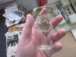 Delcampe - Gruss Aus Dem Wiener Prater  1/8 L  Old Glass Cup Diameter 5.5 Cm Height 9.5 Cm - Vidrio & Cristal