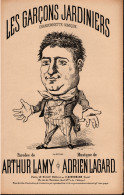 Delcampe - Les Garçons Jardiniers. Chansonnette Comique, partition Ancienne, Couverture Illustrée. - Scores & Partitions
