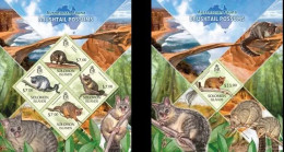 Delcampe - Salomon 2013, Animals, Brushtail Possums, 4val In BF +BF - Nager