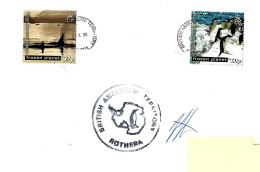 Delcampe - 31 - 90 - Enveloppe Base Rothera 2016 - Cachet Illustré - Brieven En Documenten
