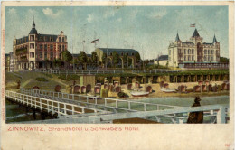 Delcampe - Zinnowitz - Strandhotel Und Schwabes Hotel - Zinnowitz