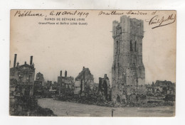 Delcampe - FRANCE. RUINES De BETHUNE - GRAND PLACE Et BEFFROI - Bethune