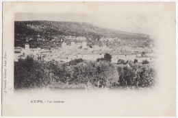 Delcampe - 83 - B16274CPA - AUPS - Vue Generale - Carte Pionniere - Parfait état - VAR - Aups