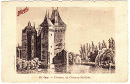 Delcampe - 18 - B23756CPA - CHÂTEAU MEILLANT - Le Château - Série Gravure Maggi - Très Bon état - CHER - Meillant