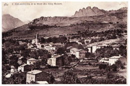 Delcampe - 20 - B23588CPA - CALACUCCIA - Et Le Mont Des Cinq Moines - Bon état - CORSE - Sonstige & Ohne Zuordnung