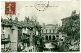 Delcampe - 81 - B16466CPA - MAZAMET - Le Canal Et Hotel De Ville - Très Bon état - TARN - Mazamet