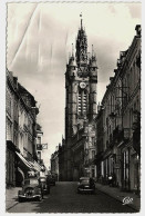 Delcampe - 59 - B30003CPSM - DOUAI - Carte Maximum, Cachet Premier Jour Au Verso - Rue Mairie Et Beffroi - Assez Bon état - NORD - Douai