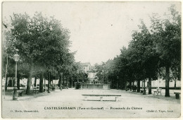 Delcampe - 82 - B16431CPA - CASTELSARRASIN - Promenade Du Chateau - Bon état - TARN-ET-GARONNE - Castelsarrasin