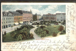 Delcampe - Riesa Sachsen Kaiser Wilhelm Platz - Riesa