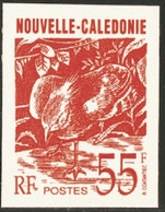 Delcampe - Nouvelle Calédonie Non Dentelés N°639  55f Le Cagou  Gommage Adhésif Qualité:** - Imperforates, Proofs & Errors