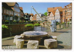 Delcampe - Allemagne Stade Au Vieux Port Hanséatique - Stade