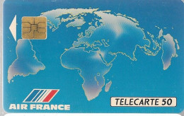 Delcampe - CARTE-PUBLIC-F-138-01/911-SO3-AIR FRANCE 1-V° N° A 0C957-Utilisé-TBE/RARE - 1991