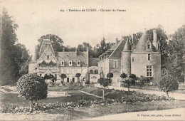 Delcampe - FRANCE - Environs De Cosne - Château De Pezeau - Jardin - Allée - Fleur - Carte Postale Ancienne - Bourges