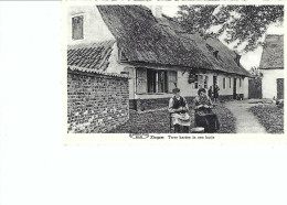 Delcampe - Zingem ;twee Harten In Een Hutje - Kruishoutem