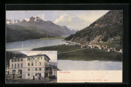 Delcampe - AK Silvaplana, Hotel Sonne, Totalansicht - Silvaplana