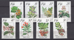 Delcampe - Fiji 2 X Serie 8v 1983 1984 Flowers Flora MNH - Fiji (1970-...)