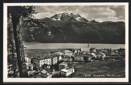 Delcampe - AK Silvaplana, Ansicht Mit Dem Piz Corvatsch - Silvaplana