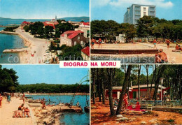 Delcampe - Biograd Na Moru Croatia Kuestenstrasse Hotel Strand Bungalowpark - Kroatien