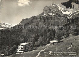 Delcampe - Braunwald GL Hotel Niederschlacht Mit Ortstock Glarner Alpen - Sonstige & Ohne Zuordnung