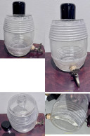 Delcampe - ANTIGUO DISPENSADOR PERFUME COLONIA, TAPON DE CRISTAL, CRISTAL SOPLADO, ART DECO AÑOS 40 - Vidrio & Cristal