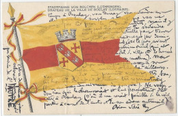 Delcampe - Boulay - Stadtfahne Von Bolchen / Drapeau De La Ville 1920 (voir état) - Boulay Moselle