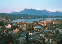 Delcampe - CPM - MR - SUISSE - LUCERNE - LUZERN - VILLE LAC ET RIGHI - Luzern