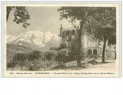Delcampe - 74.COMBLOUX.GRAND HOTEL DES ALPES FRANCAISES ET LE MONT BLANC - Combloux